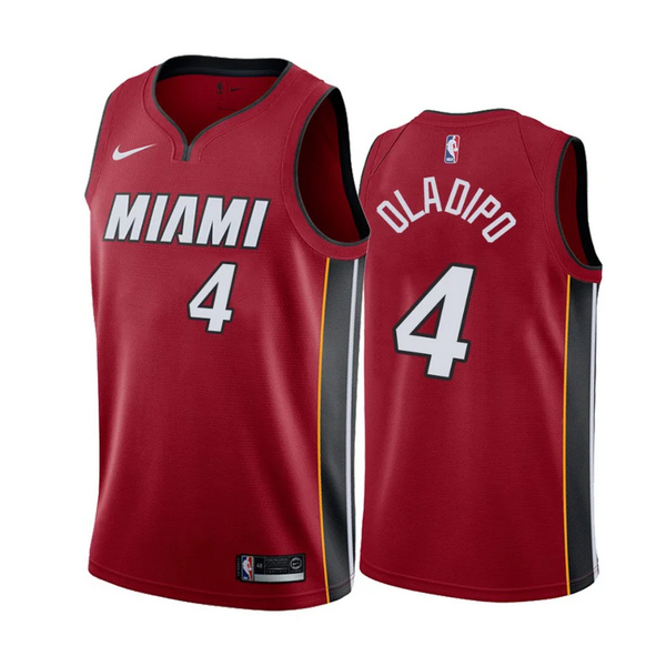 Miami Heat Trikot Victor Oladipo 4 Jordan 2022-23 Icon Edition Rot Swingman - Herren